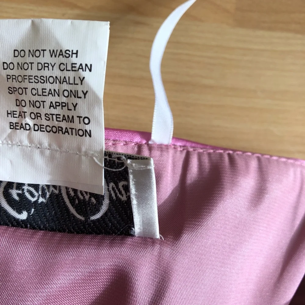 VTG Steppin’ Out pink strapless formal dress sz 3/4